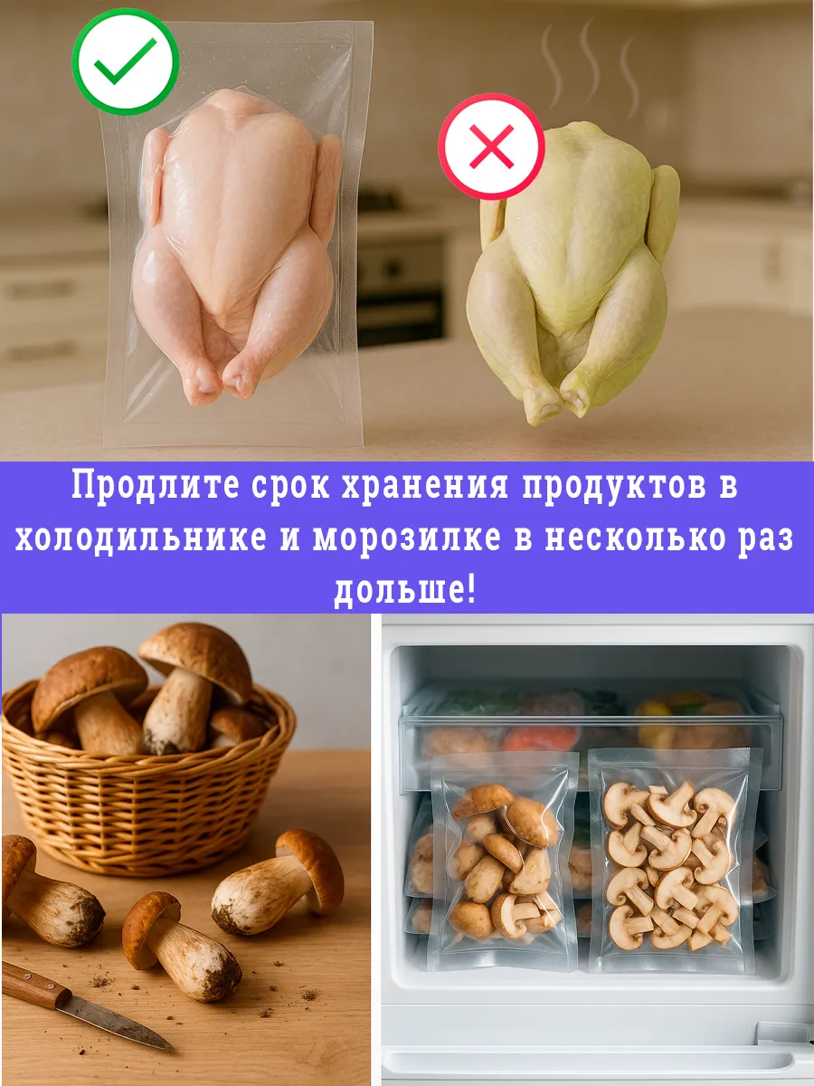 Комплектация вакууматора